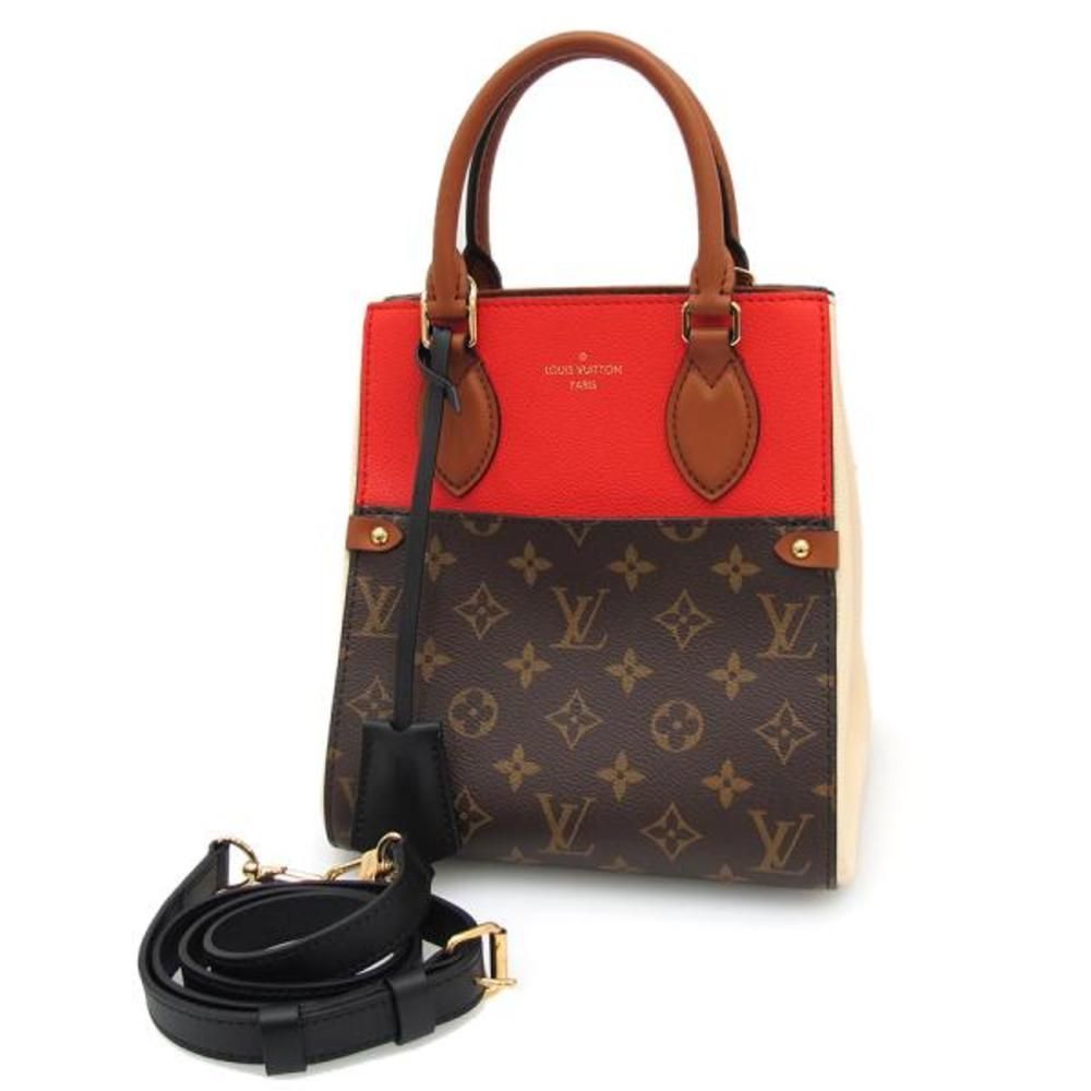 Louis Vuitton Monogram Fold Tote PM Calf Leather Shoulder Bag